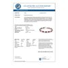 Image 2 : 10.04 CTW Pink Tourmaline & Diamond Bracelet 10K White Gold - REF-123W5F - 10754