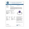Image 2 : 2.68 CTW Tanzanite & Diamond Ring 14K White Gold - REF-61W8F - 13914