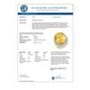 Image 3 : 20.0 CTW Citrine & Diamond Ring 14K Yellow Gold - REF-202W2F - 14338