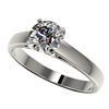 Image 1 : 1.26 CTW Certified H-SI/I Quality Diamond Solitaire Engagement Ring 10K White Gold - REF-191W3F - 36
