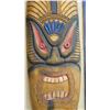 Image 2 : Primitive Painted, Carved Wooden Mask, Approx. 3'3 L, 10" W