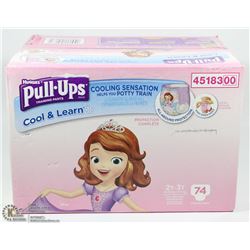 HUGGIES 74PK PULLUPS SIZE 2T-3T COOL & LEARN
