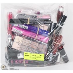 BAG OF ASST MAKE UP INCL LIP GLOSS, LIP STICK, EYE