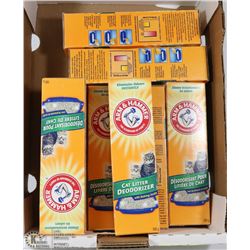 FLAT OF ARM & HAMMER CAT LITTER DEODORIZERS