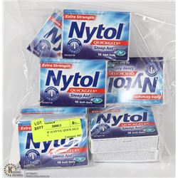 8 PACKS OF 16 NYTOL QUICK GELS SLEEP AID