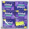 Image 1 : 6 PACKS OF 36 ZZZQUIL NIGHT TIME SLEEP AID.