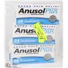 Image 1 : 4 PACKS OF 24 ANUSOL PLUS HEMORRHOIDAL