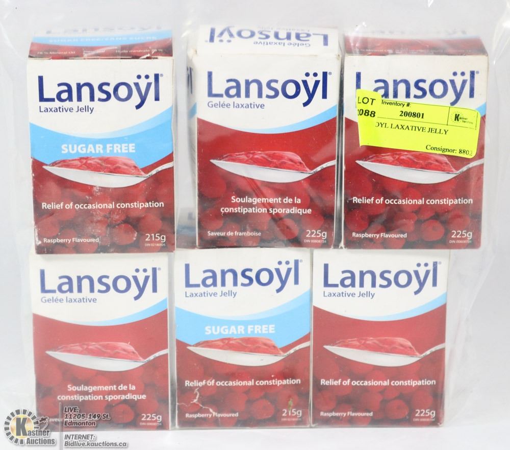 6 LANSOYL LAXATIVE JELLY