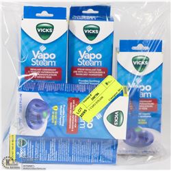 5 VICKS VAPO STEAM.