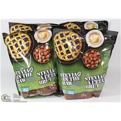 6 BAGS OF 275G STEVIA IN THE RAW.