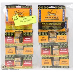 6 TIGER BALM OINTMENTS