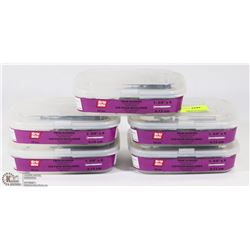 5 TUBS OF 1-5/8" X 6 TRIM SCREWS