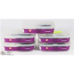 5 TUBS OF 1-5/8" X 6 TRIM SCREWS