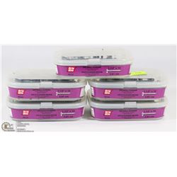 5 TUBS OF 1-1/2" X 10 DRYWALL SCREWS