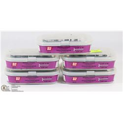 5 TUBS OF 1-1/2" X 10 DRYWALL SCREWS