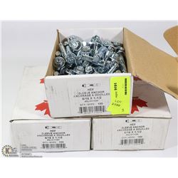 3 CASE OF HEX SLEEVE ANCHORS