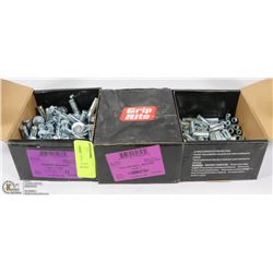 3 CASES OF SLEEVE ANCHORS