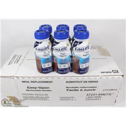 CASE OF 24 CHOCOLATE REGULAR ENSURE MEAL