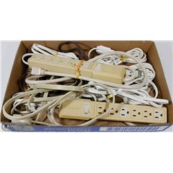 FLAT WITH 8 EXTENSION CORDS & 2 POWER BARS