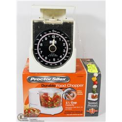 PROCTOR SILEX ELECTRIC FOOD CHOPPER & KITCHEN