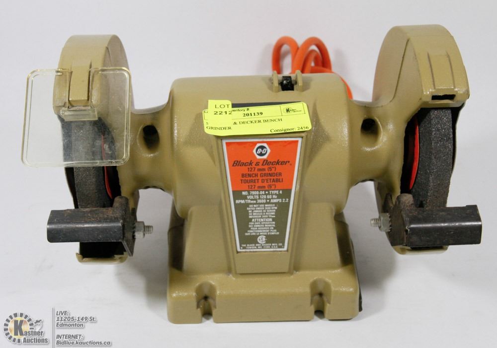 5 Black Decker Bench Grinder