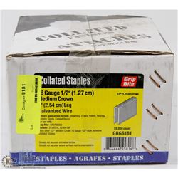 CASE OF COLLATED STAPLES 16 GAUGE
