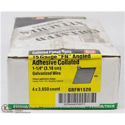 COLLATED FINISH NAILS 15 GAUGE "FN" ANGLED