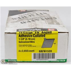 COLLATED FINISH NAILS 15 GAUGE "FN" ANGLED