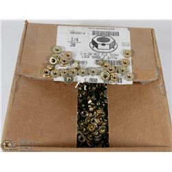 CASE OF 1/4-20 REG FLG TECH+ LOCK GRADE F Z/Y/W