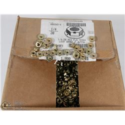 CASE OF 1/4-20 REG FLG TECH+ LOCK GRADE F Z/Y/W