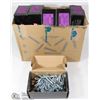 Image 1 : BOX OF 9 CASES OF GRIP RITE SPLIT DRIVE ANCHORS