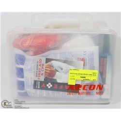 NEW FIRST AID & CPR KIT IN CLEAR CASE -