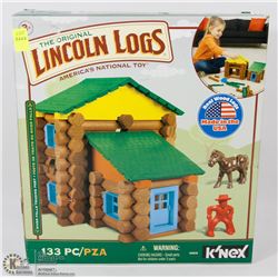 K'NEX 133PV LINCOLN LOGS BUILDING SET