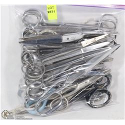 SMALL BAG OF ASSORTED SCISSORS