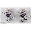 Image 1 : LOT OF 2 CONNOR MCDAVID FIGURINES WITH STANDS