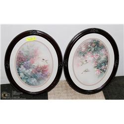 FRAMED OVAL 19X23 LENA LIU LTD. ED. SIGNED PRINTS