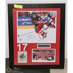 19X23 AUTOGRAPHED CONNOR MCDAVID TEAM CANADA JR
