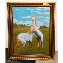 VINTAGE PICTURE SIGNED L. TIHOR