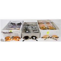 3 CASES OF NEW SUNGLASSES