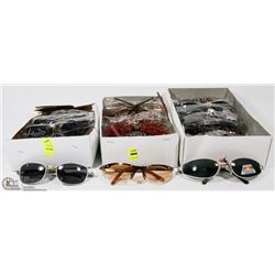 3 CASES OF NEW SUNGLASSES