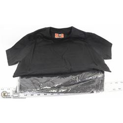 LOT OF 5 EXTRA SMALL AND SMALL BLACK T SHIRTS