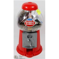 BUBBLE GUM CONTAINER WITH AROUND THE