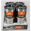 Image 1 : LOT OF 4 OZARK TRAIL 30-OZ VACUUM INSULATED