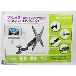 23-60" FULL MOTION SPRING ARM TV MOUNT