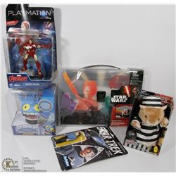 FLAT OF NEW KIDS ITEMS INCLUDING RECHARGEABLE