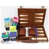 Image 1 : FLAT OF VINTAGE GAMES INCLUDING BACKGAMMON,