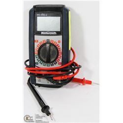 MASTERCRAFT MULTIMETER WITH LEADS