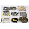 Image 1 : LARGE LOT OF BELT BUCKLES INCLUDING HEAVY