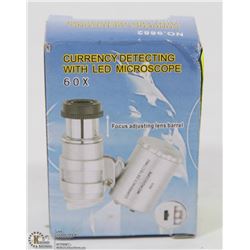 CURRENCY DETECTING WITH LED MICROSCOPE 60X