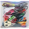 Image 1 : LARGE BAG OF APPROX 50 PAIRS OF ASSORTED SCISSORS